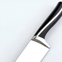 Ensemble de 6 couteaux de cuisine professionnels en acier inoxydable à haute teneur en carbone, manche intégral, modèle 2026