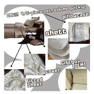 Großhandel 19 Momme 100% Mulberry <span class=keywords><strong>Silk</strong></span> Bettwäsche-Sets ODM/OEM Anpassbare Größen Farben Hypo allergene Groß bestellung in Hotel qualität - Product Image 5