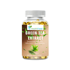 Extrait de thé vert de bonne qualité en gélules molles, favorise le contrôle de l'appétit et la santé digestive grâce aux polyphénols, complément alimentaire. - Product Image 1