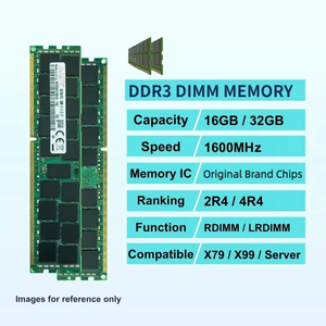 Zerlegbarer DDR3 Server-Speicher 16G 32G DDR3 1066 <span class=keywords><strong>1333</strong></span> 1600 1866 ECC REG RDIMM Unterstützt X79 X99 Motherboard - Product Image 2