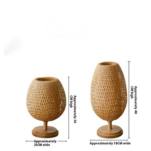 Hiện Đại Zen Thời Trung Cổ Bảng Đèn Yên Tĩnh Phong Cách Mới Trung Quốc Thiết Kế Cho Phòng Ngủ Trà Phòng Khách Sạn Nghiên Cứu Cạnh Giường Ngủ Yên Tĩnh Tre Bảng Đèn - Product Image 4