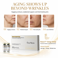 Sérum revitalisant à base d'exosomes de ginseng végétal ExoAion, poudre lyophilisée pour le visage, soin pour les peaux fatiguées, raffermissant, élasticité, éclaircissant