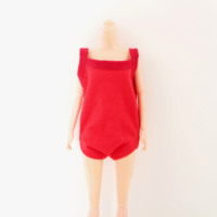 Maison de poupée camisole combinaison maillot de bain sac pet vêtements tissu poupée vêtements accessoires