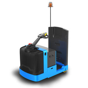 Tracteur à roues Byd T20 électrique 2 tonnes pour aéroport, port, quai, usine, acier bleu - Product Image 2