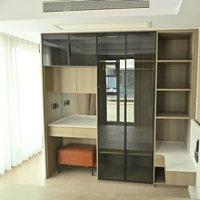 Cabines préfabriquées de luxe en forme de A, tentes, maisons conteneurs à 2 chambres avec salle de bain