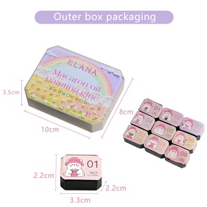 KLANA Nouveauté Gel Ombré 9 Couleurs Effet Dégradé PatPat Paint Gel à Ongles Scintillant Effet Sirène Gel de Peinture LED Palette Nail Art ODM - Product Image 6