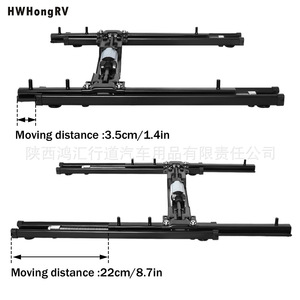 รางเลื่อนอเนกประสงค์สำหรับเปลี่ยนเบาะรถยนต์ไฟฟ้า HWHongRV ขนาด 33.5 ซม. 13.2 นิ้ว สำหรับรถบ้านและยานพาหนะเชิงพาณิชย์ - Product Image 4