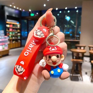 Llavero 3D de PVC, <span class=keywords><strong>Super</strong></span> Llavero de <span class=keywords><strong>Mario</strong></span> <span class=keywords><strong>Bros</strong></span>, Figura de Acción, Modelo de PVC, Muñeco de Dibujos Animados para Bolsa, Colgante, Juguetes, Regalos para Fiestas W24-436 - Product Image 5