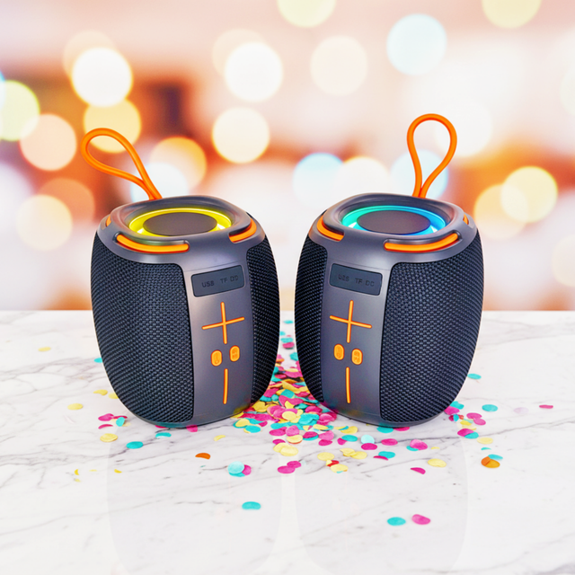 B-805 Factory Price Portable Wireless Speaker 5W with RGB Light Home Party Speaker Subwoofer Speakers for Indoor & Outdoor Use
