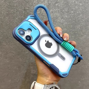 Vente en gros Offre Spéciale 2025 nouveau support magnétique simple étui de téléphone pour iPhone 17 Air, étui de téléphone à lanière pour iPhone 17 16 15 Pro Max - Product Image 3