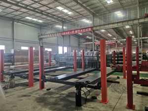 वाहन सेवा के लिए 4000 किलोग्राम हाइड्रोलिक जैक व्हील संरेखण लिफ्ट डिजाइन के साथ 4-पोस्ट कार लिफ्ट - Product Image 3