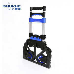 FW-90SNA TPR + PP roda troli belanja lipat truk tangan aluminium dengan kapasitas 60kg troli praktis - Product Image 3