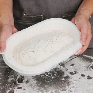 Bannetons en pulpe de bois 750, panier de levage ovale 27, cloche à pain pour four hollandais, lame à rainurer en inox, présentoirs à pain au levain 10 pouces - Product Image 3