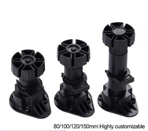 Patas Ajustables para Muebles de Gabinete de ABS, Resistentes y Fáciles de Instalar, Diseño Moderno para Cocina, Dormitorio y Oficina, Color Personalizado - Product Image 1