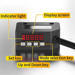 Capteur photoélectrique optique avec une distance de détection de 1 mètre. Capteur photoélectrique à réflexion diffuse infrarouge 12-24V. - Product Image 3