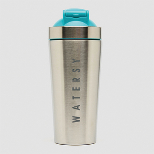 Garrafa personalizada de aço inoxidável 750ml, frasco de metal de proteína para ginástica e esportes fitness, com bola de misturador - Product Image 1