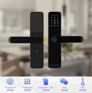 Chất lượng cao Keyless nhập kỹ thuật số thông minh mật khẩu vân tay <span class=keywords><strong>Wifi</strong></span> tuya thông minh khóa cửa cerraguras inteligentes - Product Image 2
