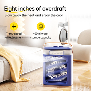 Mini Air Conditioner, <b>Cooler</b> Fan, Rechargeable Portable Desk Air Cooling Humidification Quiet Air <b>Cooler</b> for Summer Season - Product Image 2