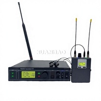 Système de microphone sans fil UHF professionnel PSM900 de haute qualité à 1 canal avec entrée stéréo intra-auriculaire et double canal