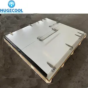Koelkamer Vervangen Deur Met Aluminium Frame Voor Container Of Aannemer Koude Opslag Installatie