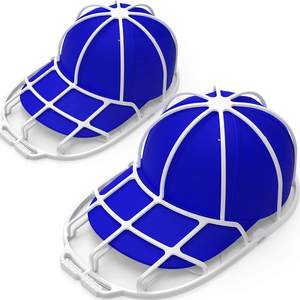 Chapeau lave-vaisselle <span class=keywords><strong>Machine</strong></span> <span class=keywords><strong>à</strong></span> <span class=keywords><strong>laver</strong></span> cadre cadre chapeau nettoyeur de Baseball Rack taille <span class=keywords><strong>casquette</strong></span> lavage Cage métal jeune adulte plastique PVC - Product Image 2