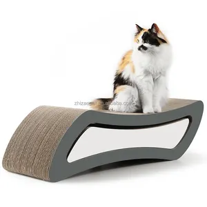 Cardboard Cat Modern Furniture Cat Bed Durable Cat Cardboard Scratcher Lounge