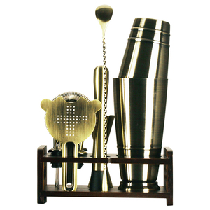 Factory <span class=keywords><strong>Outlet</strong></span> Juego de coctelera <span class=keywords><strong>Boston</strong></span> de 10 piezas Coctelera de metal para medir en casa Hecho de acero inoxidable 304 - Product Image 3