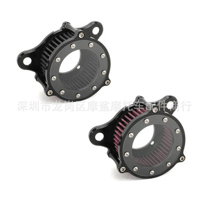 Filtro de Aire Transparente Retro Moshark 18x14x10 para Modificación de Harley-Davidson XL883 1200 X48 - Product Image 1