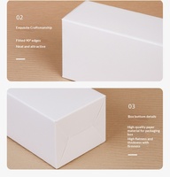 Boîtes d'emballage pliables pour lunettes de soleil et lunettes (découpe à la presse en carton noir/blanc) Stock universel en gros