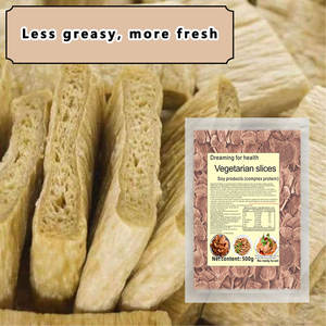 Özelleştirilebilir vejetaryen et hammaddeleri lal soya proteini TVP gdo olmayan soya TVP dokulu sebze proteini biftek - Product Image 2