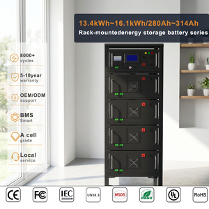 ชุดแบตเตอรี่พลังงานแสงอาทิตย์ 51.2V 100Ah 200Ah 280Ah 304Ah 314Ah สำหรับตู้แร็คเซิร์ฟเวอร์ LiFePO4 ลิเธียมไอรอนฟอสเฟต แบตเตอรี่ 48V สำหรับจัดเก็บพลังงาน ขนาด 19 นิ้ว - Product Image 2