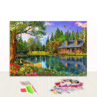 Peinture au diamant personnalisée avec votre propre photo, kits de peinture au diamant personnalisés avec photo pour la décoration murale DIY à la maison