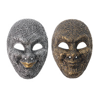 Masque d'horreur de squelette d'Halloween transfrontalier, ambiance amusante pour les fêtes costumées