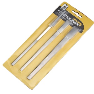 3 Pcs Stainless Steel Cuticle Foot Skin <b>Pedicure</b> Kit Exfoliate Dead Skin Toenail Blade Tool <b>Pedicure</b> Knife <b>Set</b> - Product Image 1