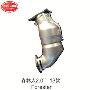 XGAUTOPARTS, sistema de escape de piezas de automóviles, catalizador de tres vías, convertidor catalítico de ajuste directo para Subaru Forester 2,5 medio - Product Image 3