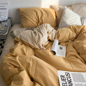 Hot Sale <strong>Double</strong> Spell Fashion Bedding Set Four Pieces <strong>Small</strong> Fresh Cotton <strong>Bed</strong> <strong>Sheet</strong> Quilt Cover <strong>Bed</strong> Cover Luxury <strong>Bed</strong> <strong>Sheets</strong> - Product Image 3