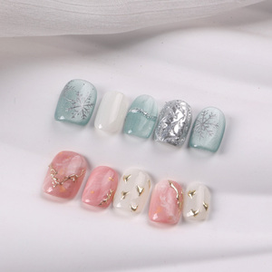 <span class=keywords><strong>Uñas</strong></span> de <span class=keywords><strong>Gel</strong></span> Suaves Cuadradas <span class=keywords><strong>Cortas</strong></span> de 14 Tamaños, Transparentes, de Cobertura Completa, Acrílicas, para Salones, Venta al Por Mayor de Fábrica TSZS - Product Image 4