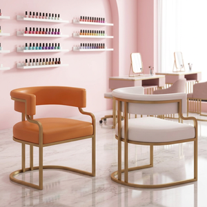 Luxury Nail Salon Eyelash Tech Manicure <b>Sofa</b> Chair Set-Portable Lightweight for Hotel & Bedroom Use - Product Image 1