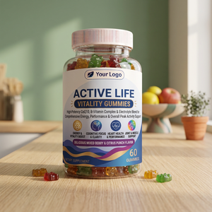 Active Life Gummies Vegan Mixed Fruit Soft <b>Chewy</b> Gummies Custom Label Custom Packaging Wholesale Fruity Gummies With Soft Gummy - Product Image 2