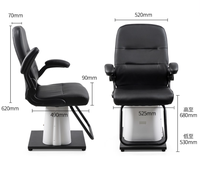 Combinaison optique de table et de chaise Unité de réfraction ophtalmique Ensemble combiné d'optométrie pour optométriste