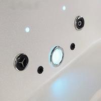 Baignoire en acrylique de grande taille avec massage intelligent et chauffage pour deux personnes, grande baignoire spa pour le style américain