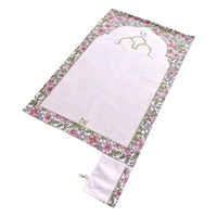 Tapis de prière personnalisable avec porte-clés, tapis de prière moderne, fabricant de tapis de prière minimalistes pour enfants