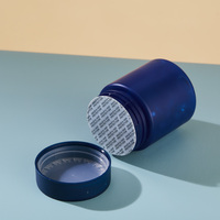 Vente en gros de pots en plastique vides pour bonbons gélifiés de 4 oz et 5 oz, finition mate haute brillance, pot en plastique pour bonbons et compléments alimentaires avec bouchon résistant aux enfants