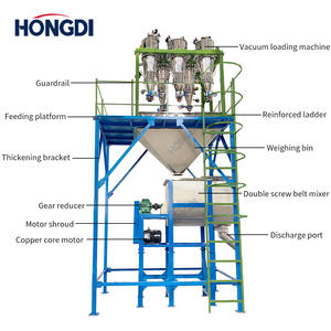 Mezcladora de Doble Cinta Tipo U de Acero Inoxidable con Sistema Automático de Alimentación y Pesaje, Capacidad de 500L para Mezclar Polvo y Gránulos - Product Image 3