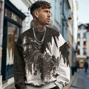 Logo personnalisé <span class=keywords><strong>pull</strong></span> de <span class=keywords><strong>pompier</strong></span> quand les autres s'épuisent, nous courons en <span class=keywords><strong>pull</strong></span> pour sauvetage héros devoir hiver chaud tricots bas quantité minimale de commande - Product Image 5