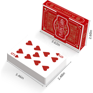 Chỉ Số Màu Đen Poker Chơi Thẻ 100% Nhựa PVC Trung Quốc Nhà Máy Số Lượng Lớn Biểu Tượng Tùy Chỉnh Không Thấm Nước Cmyk Chấp Nhận Biểu Tượng Tùy Chỉnh Bình Thường - Product Image 2