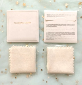 Microfiber Sterling Silver Jewelry Cleaner Care Polishing Cleaning Clothes for Jewelry Charms