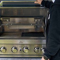 Cuisine extérieure modulaire écologique en acier inoxydable SS304 avec robinet, cave à vin, grills BBQ, contrôle intelligent en résine pour appartement