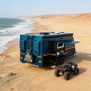 Nouvelle <span class=keywords><strong>caravane</strong></span> tout-terrain en gros, maison de <span class=keywords><strong>caravane</strong></span> multifonctionnelle à <span class=keywords><strong>double</strong></span> essieu pour les voyages et le camping - Product Image 3