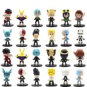หุ่นตุ๊กตาญี่ปุ่น12ชิ้น, หุ่นตัวการ์ตูนอะนิเมะเรื่องฮีโร่ของฉันรูปปั้นตุ๊กตา - Product Image 1